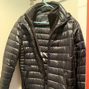 Calvin Klein Black Down Winter Jacket Size M